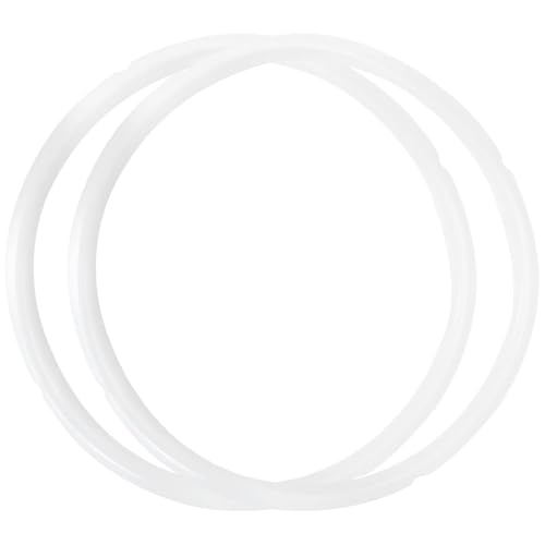 Welsdolk Sealing Ring para Olla a Presión Presto 12 Qt Repuesto Goma de Sellado de Silicona para 0214304 0214405, 0214406 y 0214407 12 cuartos Presto Precise Pressure Canner 2 piezas miniatura 1