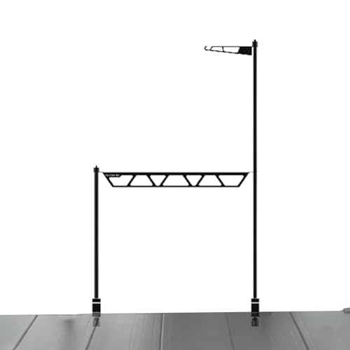 Cushangty Soporte para Utensilios de Cocina de Camping | Soporte De Utensilios Para Mesa - Organizador Extraíble De Herramientas, Porta Cubiertos Metálico Para BBQ, Acampada, Senderismo,