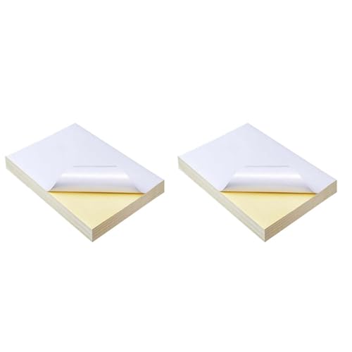 Papier autocollant blanc A4 étanche de haute qualité avec finition brillante pour copieur