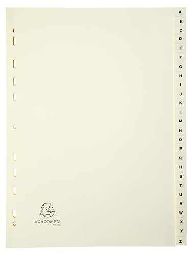 Intercalaires A4 Exacompta pour organiser les archives et documents de bureau - 2