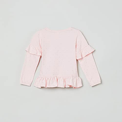 Image of Max Girls Printed Knit Peplum Top