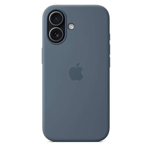 Image of Apple iPhone 17 Silicone Case with MagSafe - Anchor Blue 