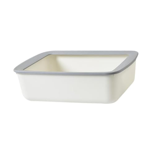Bandeja para arena para gatos con borde abierto 41x31x12.5 cm miniatura 1