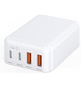 [40W/1Pack] USB C Wall Charger, Multi-Port Flat Foldable Plug PD3.0 Slim USB C Fast Charging Bloc...