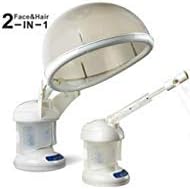 Hair Steamer Kingsteam 2 in 1 Ozone Facial Steamer, Design for Personal Care Use At Home or Salon (white)