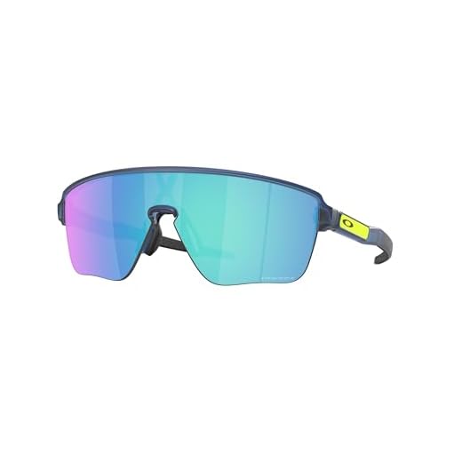 Oakley Pacote de óculos de sol OO9415: OO 9415 CORRIDOR SQ 941502 Matte Trans Blue/Prizm Sapphire Policarbonato Padrão e Pequena Coleira Azul Kit de acessórios