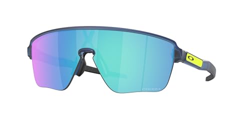 Oakley OO9415 Sunglasses Bundle: OO 9415 CORRIDOR SQ 941502 Matte Trans Blue/Prizm Sapphire Policarbonate Standard and Small Blue leash Accessory kit