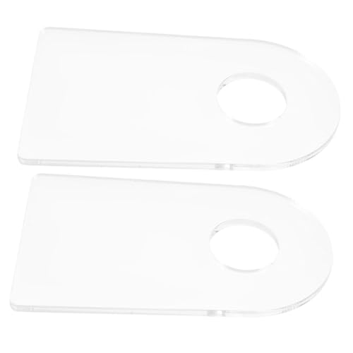 Soporte acrílico para botellas 2 piezas transparente miniatura 6