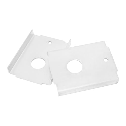 Kit de reparación para puertas bifold 4 piezas con tornillos para puertas de 1-3/8 pulgadas de grosor, apto para pivotes de 7/16 o 3/8 pulgadas miniatura 4