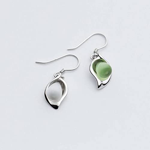 Boucles d'oreilles bourgeon de feuille cadeau idéal pour dames - 2