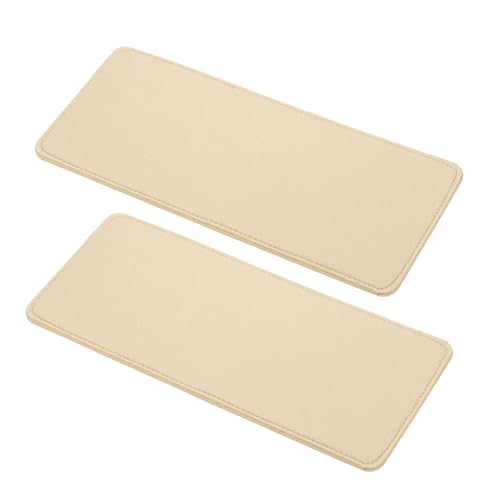 YELARXI Felt Base Shaper, Bag Bottom Shaper Purse Organizer Insert, Handbag Organizers Arc Corner Liner Board Insert, 13 x 6 Inch Fit for Purse Tote Bag Handbag Women (2 Pack, Beige)