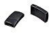 KONMAY 5 Sets Magnetic Jewelry Clasps Rectangle Shaped, Matte Black 11.0x3.0mm