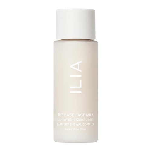 ILIA – The Base Face Milk Essence + Lightweight Moisturizer | Non-Toxic, Vegan, Cruelty-Free, Clean Makeup (Travel Size, 1 fl oz | 30 ml)