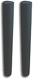 Mad Dog Boat Trailer Guide Pole Pad and Cover with Capped Ends | 72 Inch | Black | Heavy Duty UV Fade Proof Canvas | Set of Two