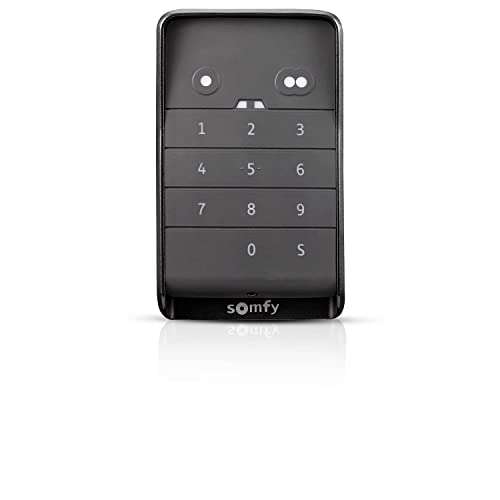 Somfy 1870929 - Clavier à codes Keypad 2 io pour portail et garage, Point de commande portail et garage sans fil, Contrôlez jusqu'à 2 motorisations ou récepteurs io, Garantie de 5 ans – vue 2