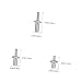 JECOMPRIS Versatile Aluminum Core Rivets 130pcs Assorted Sizes M5 7mm 9mm 11mm for Home Mechanical Industrial Applications Blind Rivets Kit