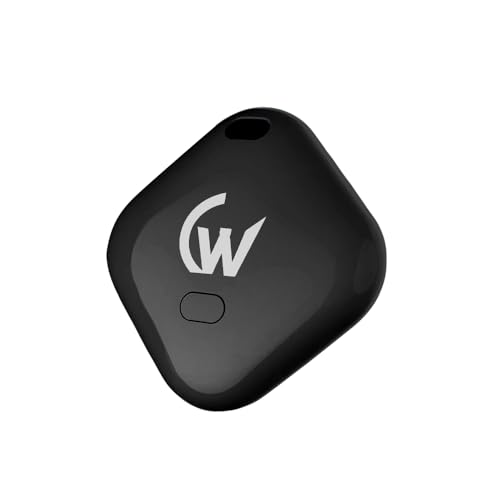 Image of Air Tag for Apple with Loud Buzzer, Works with Apple Find My(No App Required), Worldwide Tracking for Keys, Wallets, Luggage, Pets and More, No Sim Needed, Replaceable Battery(Black)