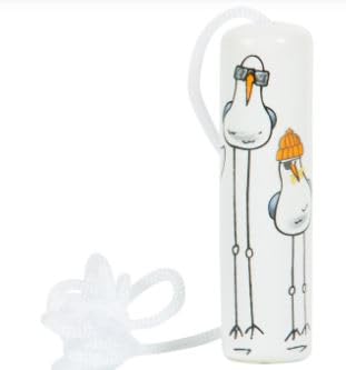New Seagull Lightpull to Bring A Touch of Quirk and Charm to Your Space, Easy to Use, Perfect for Enhancing Any Bathroom's Decor to Give Your Bathroom A Fun Makeover - White