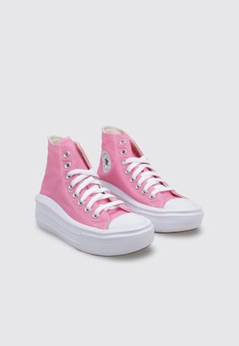 Converse Chuck Taylor All Star Move baskets plateforme blanches pour femme moderne - 3
