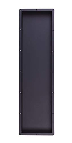 Huge Ready For Tile Waterproof Leak Proof 14" X 50" Bathroom Recessed Shower Niche - Single Bathroom Shelf Organizer Storage For Shampoo & Toiletry Storage - Flush Mount Installation Black #TOP2