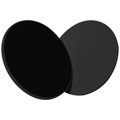 Sivono 2er Gliding Discs, Sport Matte für zuhause, Fitness Disc Slides Gleitscheiben Fitness für Fitnessstudio, Zuhause, Yoga, Pilates, für Teppich, Fliesen, Laminat, Holzboden