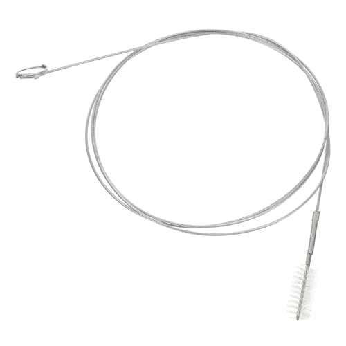 Uonlytech 1 Pieza destapar extractor de orificios de drenaje del refrigerador alambre de dragado del refrigerador Desatascador de drenaje Herramienta de desagüe refrigerator Acero inoxidable