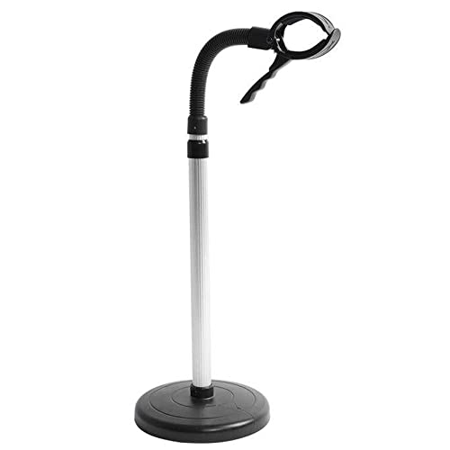 Suporte Secador Cabelo Pet Shop Flexivel Giratorio Bancada Ajustavel Chao Cabeleireiro