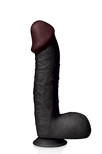 Gode XXL Vince - 27 Cm X 5,7 Cm - Noir Vinyle - Sextoy Pour Adultes - Neuf