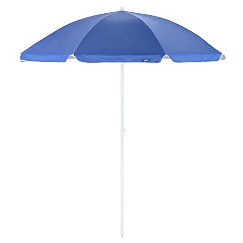 Yello BGG1727 1.8m Deluxe Parasol, Beach Umbrella Sun Shade, Blue
