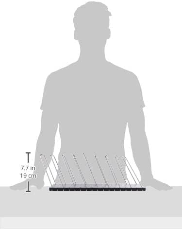 Miniatura 5 de MMF Industries STEELMASTER - Organizador de archivos de escritorio ajustable  8 compartimentos  Divisores de alambre  Negro  Acabado resistente a