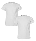 AquaGuard Men's Big Boys' Fine Jersey T-Shirt-2 Pack, ash, X-Small