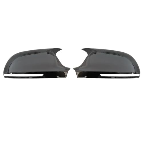 Couvercles de rétroviseur noir brillant haut de gamme pour Audi A4 B8 A3