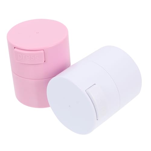 Mikinona Eyelash Extension Glue Case Set 2pcs Plastic Containers for Lash Glue Travel-size Sealed Storage
