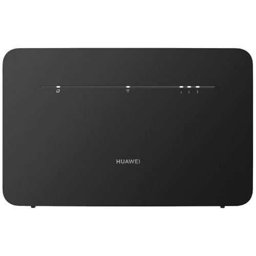 Huawei B535 4G LTE Router 3Pro (Cat.7, 100 Mbit/s (upload), WiFi fino a 300 Mbps (download) (2.4 GHz) + 867 Mbps (5 GHz), 4 Gigabit LAN), nero - Router - Immagine 4