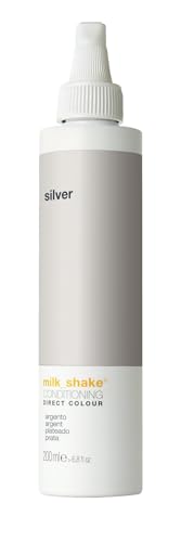 Direct Colour Argento Milkshake 200ml pour dire adieu aux reflets jaunes des cheveux blancs