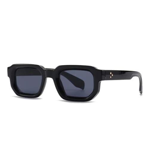 Lunettes de soleil rétro à monture étroite vintage pour homme et femme