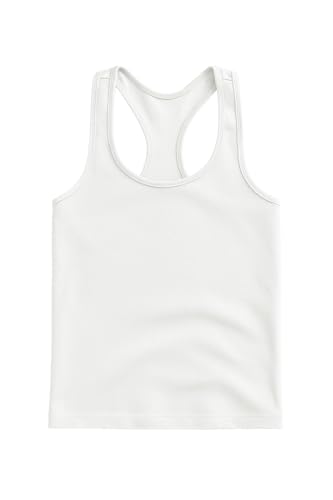 Image of Kurve Premium Girls Seamless Supersoft Wide Strap Comfortable Racerback Tank (Made with Love in The USA)