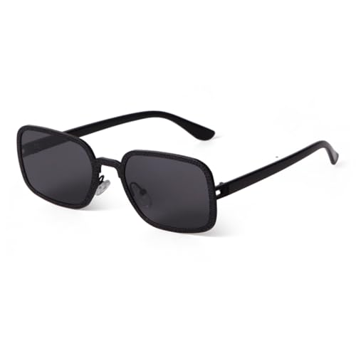 Lunettes de soleil de luxe homme femme monture métal protection solaire UV400 chic