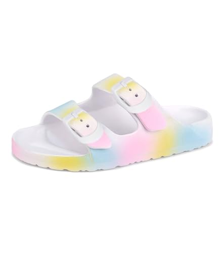 Image of Kids Slide Sandals Boys Girls Buckle Adjustable EVA Slipper Sandals