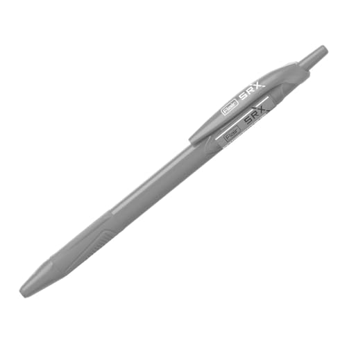 Image of Flair Srx 0.7mm Retractable Ball Pen Blister Pack | Triangular Body Design For Better Grip | Light Weight Refillable | Smooth Writing Experience | Vibrant Solid Body Colours | Blue Ink, Pack of 10 Pen