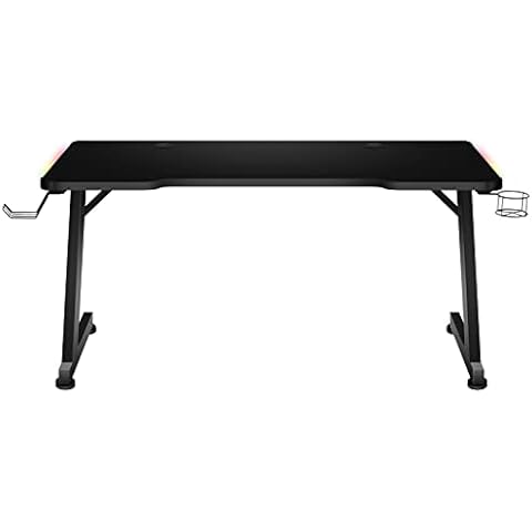 huzaro Computer Desk, Aluminium, Black, 120 x 60 cm Cover