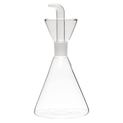Mimo Style Galheteiro Feito Inteiramente de Vidro Borossilicato, Com Capacidade de 250ml. Ideal Para