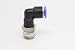 MettleAir MTL 1/4-N01-1 PK Push to Connect L Shaped Elbow Male Fitting, 1/4" OD, 1/8" NPT