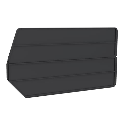 Akro-Mils 40265 Plastic Length Dividers for AkroBins Stackable Storage Bins Model 30265, Custom Storage Inserts for Tools, Crafts & Supplies, 6-Pack, Black