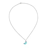 GALPADA Opal Jewelry Blue Choker J Necklace for Women Wedding Gift Necklace Fashion Pendant Necklace