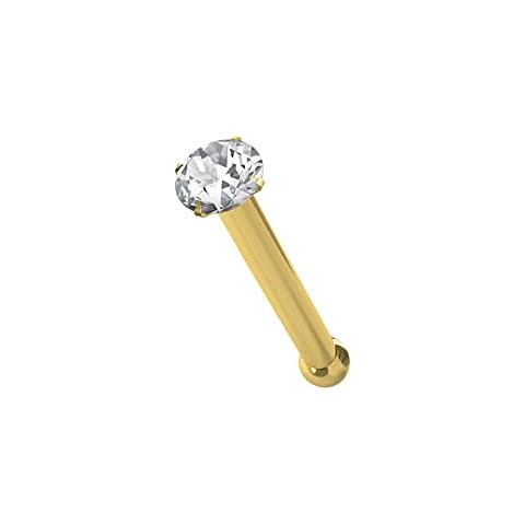 Piercing Nez 9K Jaune Or Monster Piercing Cover