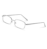 Mriendao Fashion Glasses for Women Y2k Rectangle Non Prescription Clear Lens Metal Gold Silver Black Fake Glasses