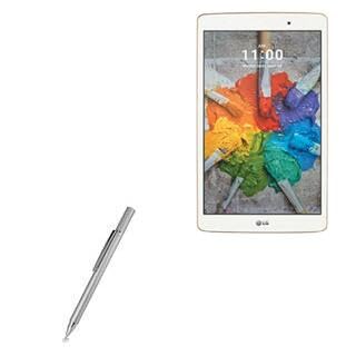 BoxWave Stylus Pen Compatible with LG G Pad X 8.0 - FineTouch Capacitive Stylus, Super Precise Stylus Pen - Metallic Silver