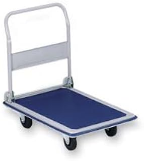 Folding Platform Truck- 330 lb- 18-.13in.x29in.x29-.50in.- Blue-Gray