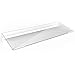 Richboom Clear Acrylic Tilted Computer Keyboard Holder for Easy Ergonomic Typing, Upgraded Version, Keyboard Stand with Silicone Anti-slip Case for Office Desk, Home, School